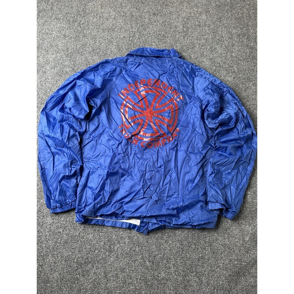 Mens Jacket Independent Truck Company Blue Coaches, Size S